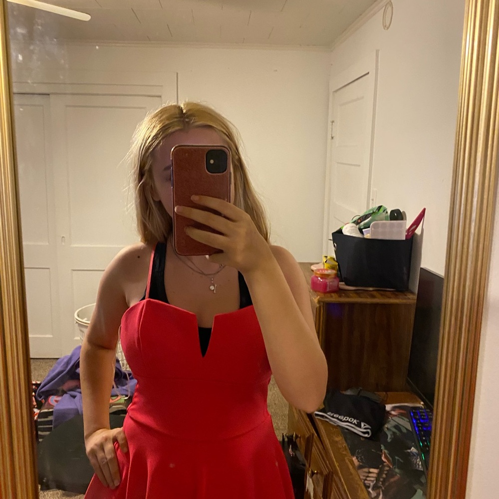 Honey and Rosie Red Prom Dress